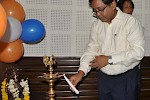 K K Sir lighting the lamp